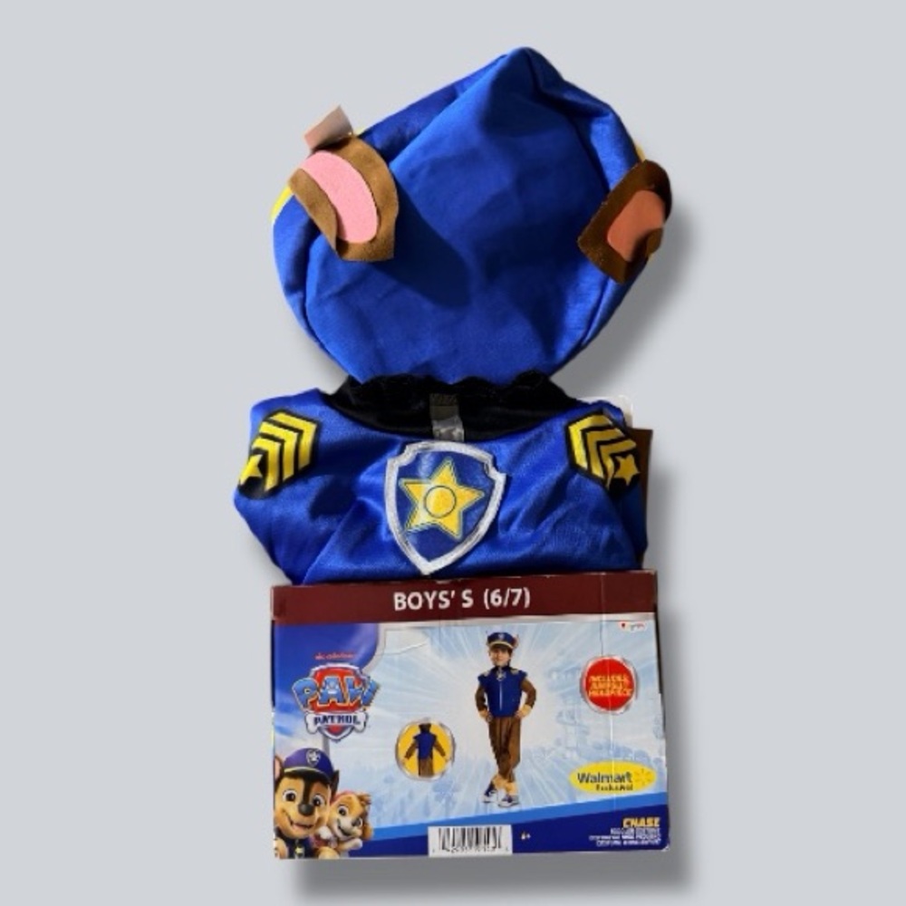New! Paw Patrol Blue Chase Outfit with Badge